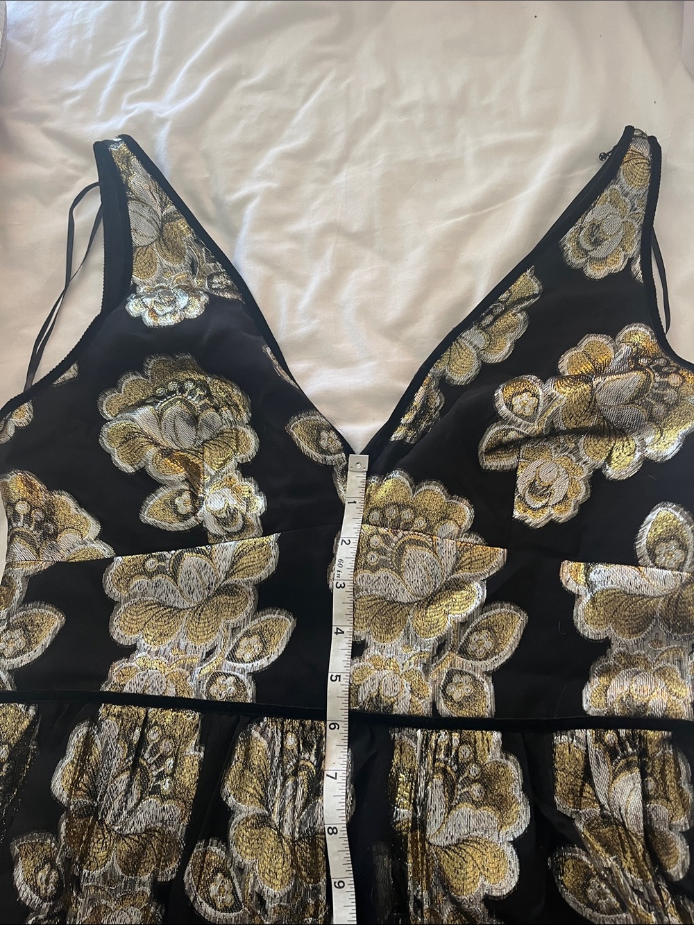 J Crew metallic floral print cocktail dress - Picture 12 of 12